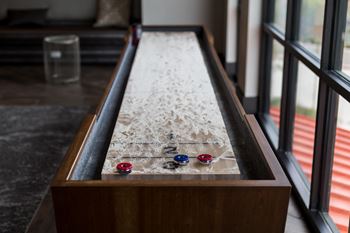 Open Air Game Room with Golden Tee Golf Video Game, Billiards, and Much More